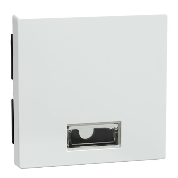 Wippe mit rechteckigem Symbolfenster, aktivweiß glänzend, System M – 432825