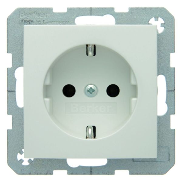BERKER Steckdose SCHUKO S.1 polarweiß, glänzend – 47438989