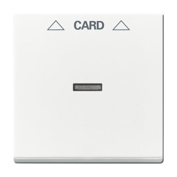 Zentralscheibe mit Aufdruck Pfeile Card Cardschalter studioweiß - Plattform 63 – 2CKA001710A3641