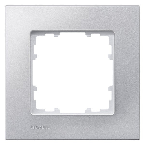 DELTA miro Rahmen 1-fach Farbe aluminiummetallic Abmessungen 90x 90mm – 5TG11111