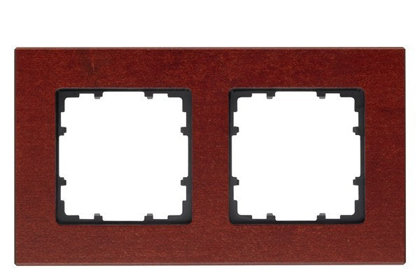 DELTA miro Rahmen 2-fach Echtmaterial Holz Holzart ahornrot Abmessungen 161x . – 5TG11022