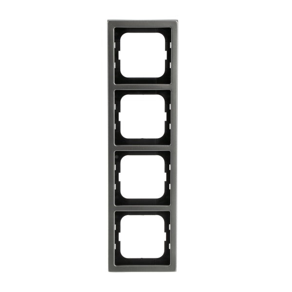 Abdeckrahmen 4-fach edelstahl - pur edelstahl – 2CKA001754A4320