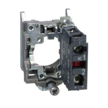 Hilfsschalterblock+Befestigungsflansch, XB4, Metall, 22mm, 30mm, 1Ö, SK – ZB4BZ102