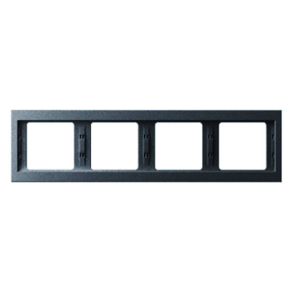 K.1 Rahmen 4fach waagrecht anthrazit matt – 13837006