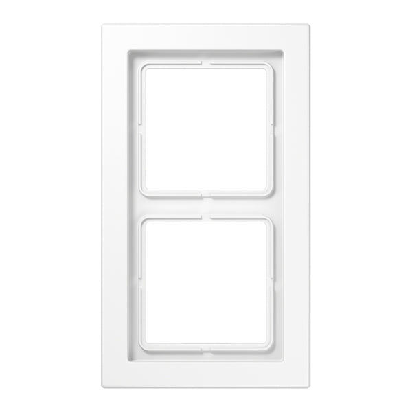 Rahmen 2fach, Duroplast, LS-DESIGN, alpinweiss – LSD982WW