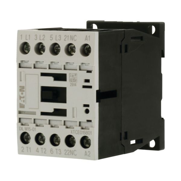 Leistungsschütz, 3-polig, 380 V 400 V 7,5 kW, 1 Ö, 24 V DC, Gleichstrombetätigung, Schraubklemmen – 290108