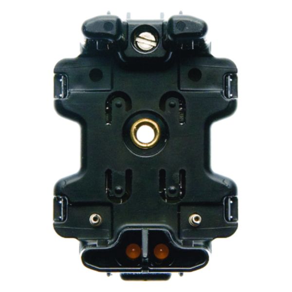 Glimmaggregat mit N-Klemme für Serienschalter 230 V schwarz – 1680