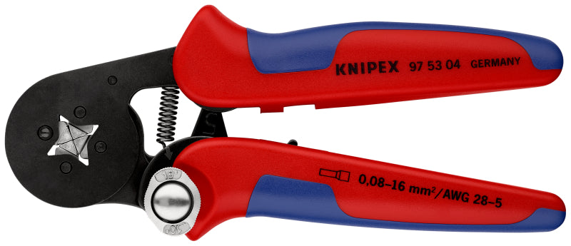 Selbsteinst. Crimpzange f. Aderendhülsen 0,08-16mm² Seite – 97 53 04