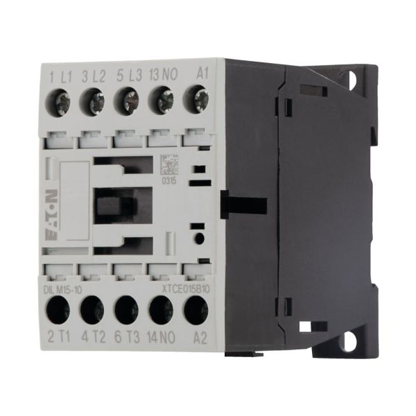 Leistungsschütz, 3-polig, 380 V 400 V 7,5 kW, 1 S, 24 V DC, Gleichstrombetätigung, Schraubklemmen – 290073