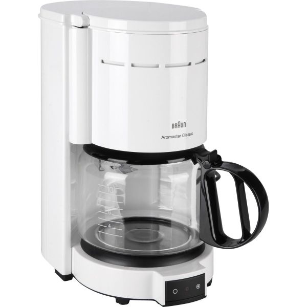 Kaffeeautomat,10T.,1000W,Glaskanne,weiss – 0X13211082 / 0X13211090