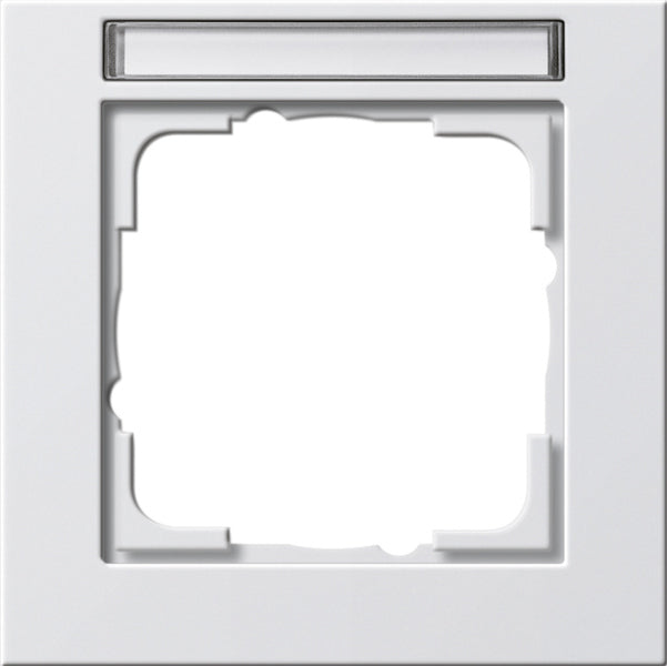 Abdeckrahmen 1f BSF Gira E2 Reinweiß – 109129