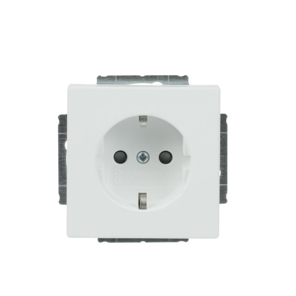 SCHUKO Steckdosen-Einsatz Safety+ studioweiß matt - Plattform 63 – 2CKA002013A5328