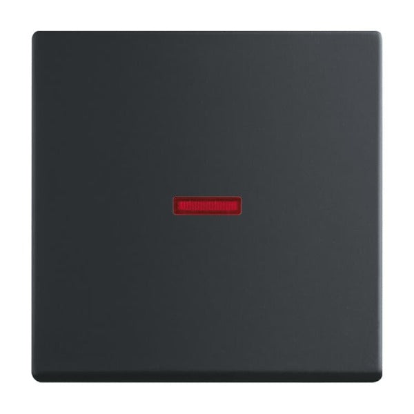 Wippe mit kleiner roter Kalotte Wippe schwarz matt - Plattform 63 – 2CKA001751A3047