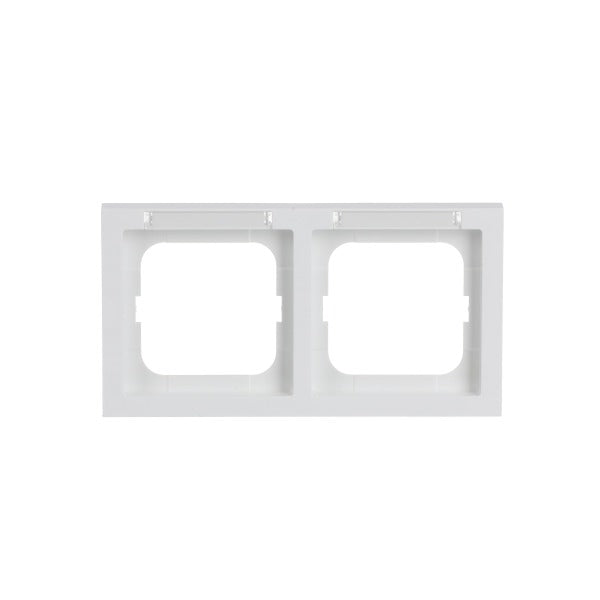 Abdeckrahmen mit Sichtfenster waagerecht 2-fach studioweiß - future linear – 2CKA001754A4368