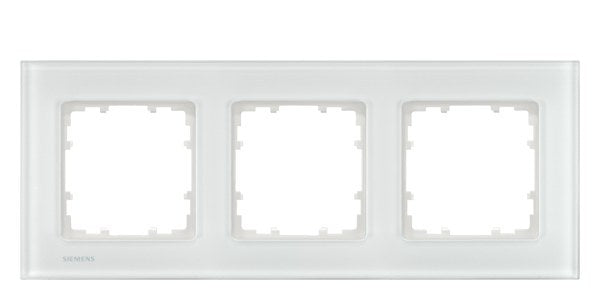 DELTA miro Glas weiß Rahmen 3-fach – 5TG12031