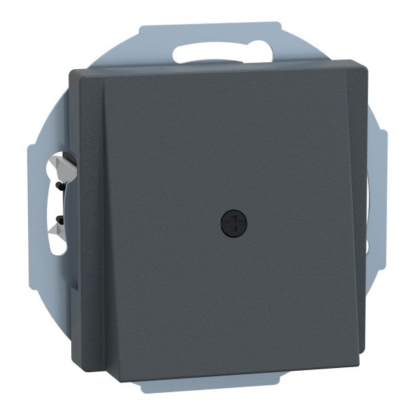 Zentralplatte Leitungsauslass, anthrazit, System M – 295614