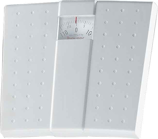 Personenwaage bis 120kg analog weiß – 71005