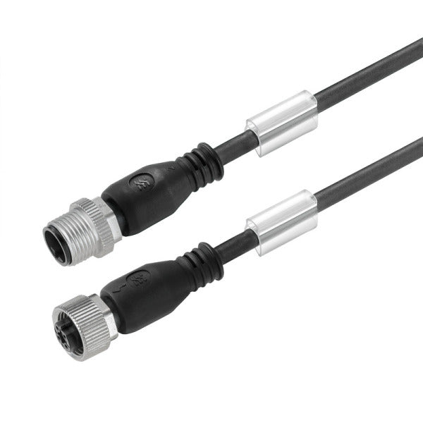 Verbindungsleitung M12/M12,Stift/Buchse gerade,3m,4P,PUR – 1906300300
