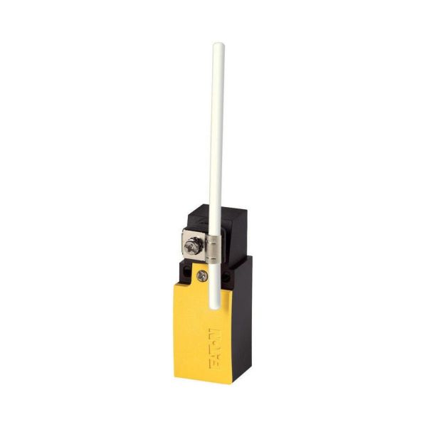 Positionsschalter, LS(M)-…, Stangenhebel, Komplettgerät, 1 S, 1 Ö, Sprungschaltglied - ja, gelb, Metall, Cage-Clamp, -25 - +70 °C – 266141