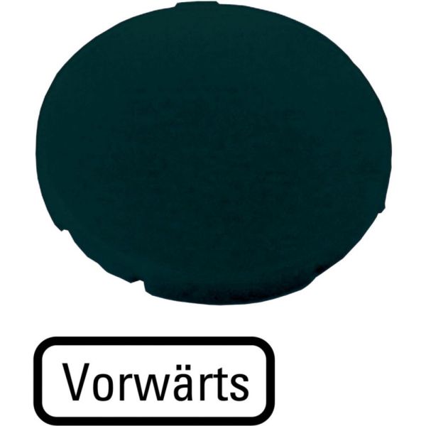 Tastenplatte, flach schwarz, VORWÄRTS – 218190