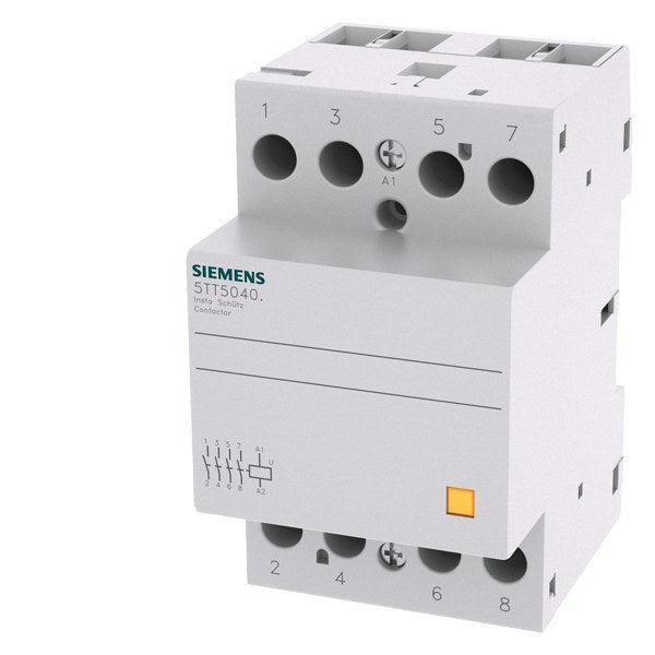 INSTA-Schütz mit 4 Schließern Kontakt für AC 230V, 400V 40A Ansteuerung AC 230V – 5TT50400