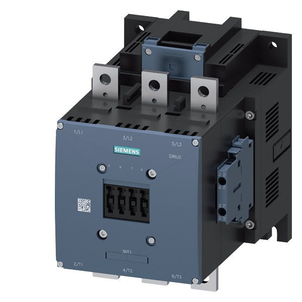Schütz,AC-3e,500A/250kW/400V,3-polig,AC/DC220-240V,2S+2Ö,Anschlussschiene/Schrauba. – 3RT10766AP36