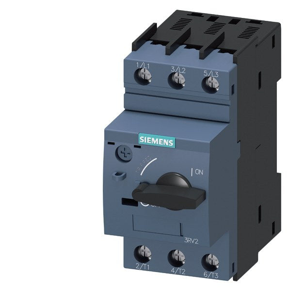 Siemens Leistungsschalter, S00, Motorschutz, Cla ss 10, A-ausl. 5,5-8A, N-ausl. 104A – 3RV20111HA10
