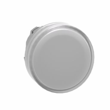 Leuchtmelder Frontelement XB4, Metall, 22mm, weiß, für LED, glatte Kalotte – ZB4BV013