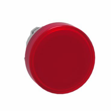 Leuchtmelder Frontelement XB4, Metall, 22mm, rot, für LED, glatte Kalotte – ZB4BV043