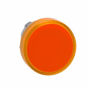 Leuchtmelder Frontelement XB4, Metall, 22mm, orange, für LED, glatte Kalotte – ZB4BV053