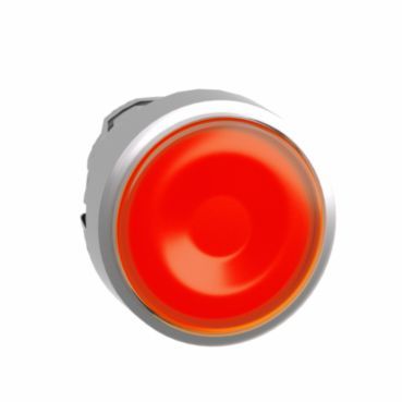 Leuchtdrucktaster Frontelement XB4, Metall, 22mm, orange, tastend, für LED – ZB4BW353