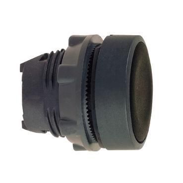 Drucktaster Frontelement XB5, Kunststoff, 22mm, schwarz, tastend – ZB5AA2