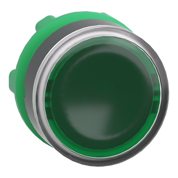 Leuchtdrucktaster Frontelement XB5, Kunststoff, 22mm, grün, für LED – ZB5AW333