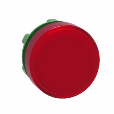 Leuchtmelder Frontelement XB5, Kunststoff, 22mm, rot, für LED, glatte Kalotte – ZB5AV043