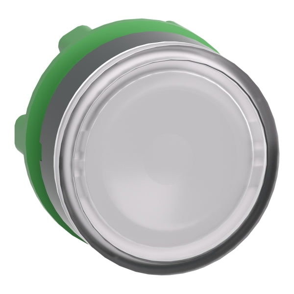 Leuchtdrucktaster Frontelement XB5, Kunststoff, 22mm, weiß, für LED – ZB5AW313