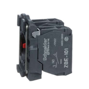 Hilfsschalterblock+Befestigungsflansch XB5, Kstst, 22mm, 30mm, 1S+1Ö, SK – ZB5AZ105