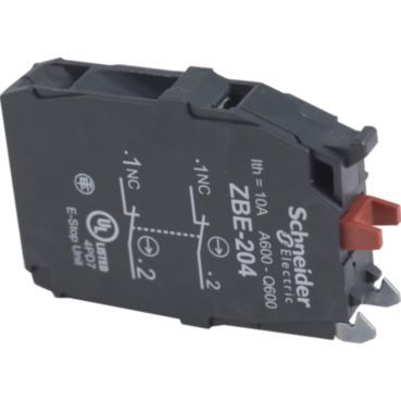 Hilfsschalter Kontaktblock XB4+XB5, 22mm, 30mm, SK, doppelt, 2Ö – ZBE204