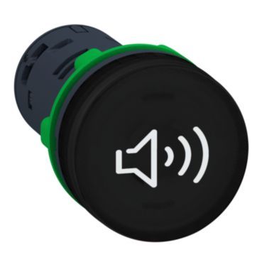 Buzzer, Summer, XB5, Kunststoff, unbeleuchtet, schwarz, 22mm, 90dB, 230VAC – XB5KSM
