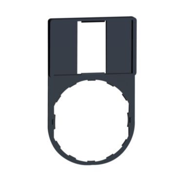 Schildträger 30 x50mm o. Schild, für Ø 22 Geräte m. rundem Frontelement – ZBZ33