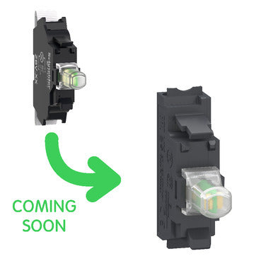 Universelles LED-Modul, XB4 und XB5, 22mm, 30mm, weiß, Spring Clamp, 24VACDC – ZBVB15