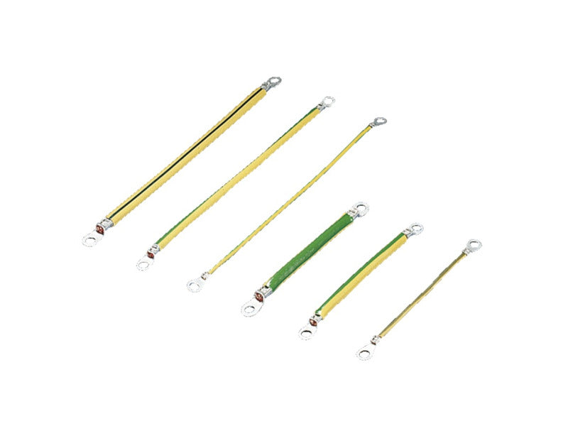 Erdungsbänder M8-M8, Querschnitt 10mm², Länge 300mm, PAK=5 ST – 2565120