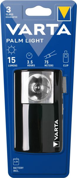 Taschenlampe Palm Light LW:75m 15lm 1x3R12 sw-si – 16645101421