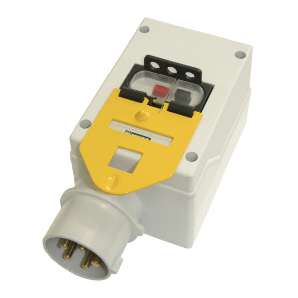 Aufbaugerätestecker PW mit Motorschutz 16A CM.7100/10/U400-PH-V 6,3-10A