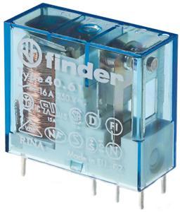 Steck-/Printrelais, 1 W für 16A, Kontaktmaterial AgSnO2, Spule 24VDC – 40.61.9.024.4000