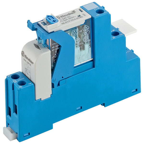 Koppelrelais Schraubanschlüsse, 1 W 16A, Kontaktmaterial AgSnO2, Spule 24VDC – 4C.01.9.024.4050