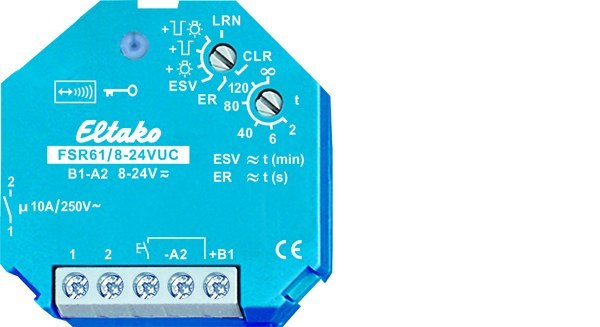 Funkaktor Stromstoß-Schaltrelais, 8-24V UC, 1 Schließer 10A – 30100004