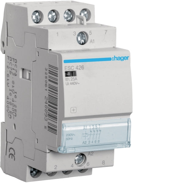 Schütz 25A, 4O, 230V – ESC426