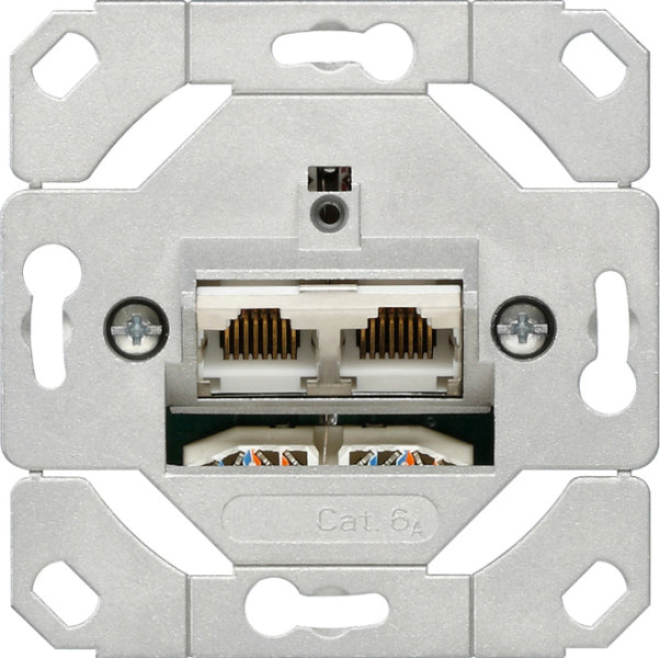 GIRA Netzwerk Cat.6{sub}A{/sub} 2f Einsatz – 245200