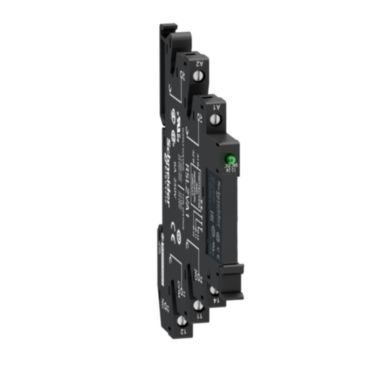 Schmales Interface-Relais RSL im Sockel, 1 W, 6 A, LED, Schraubk., 230VAC/DC – RSL1PVPU