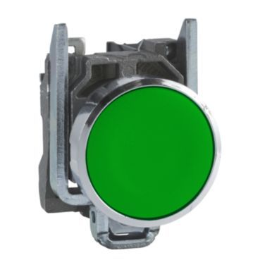 Drucktaster, XB4, Metall, 22mm, grün, tastend, SK, 1S – XB4BA31